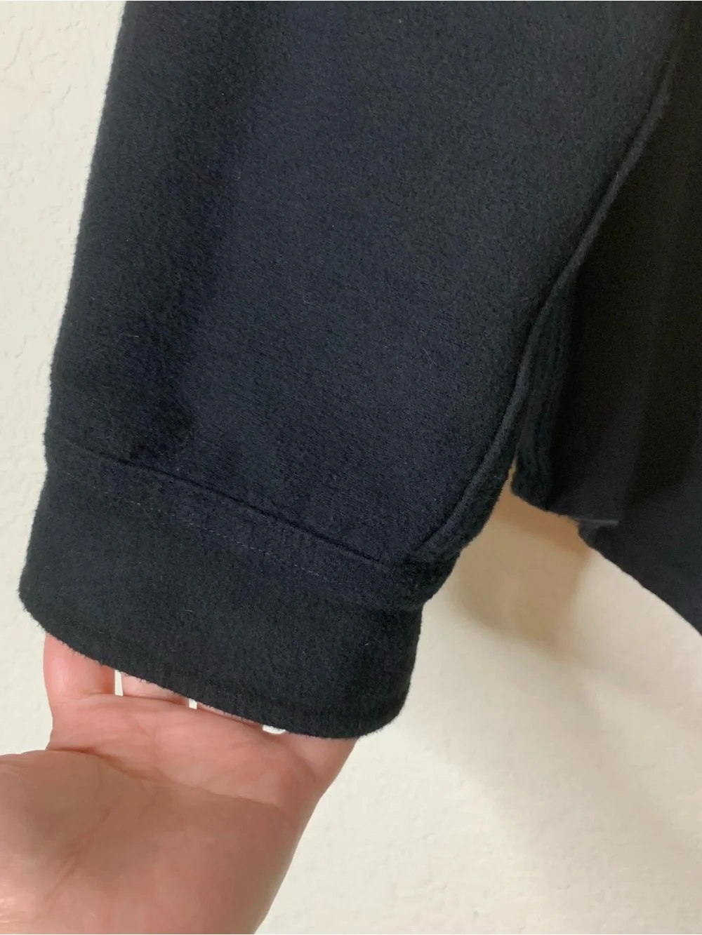 J.crew Mens black Heavyweight chamois workshirt M